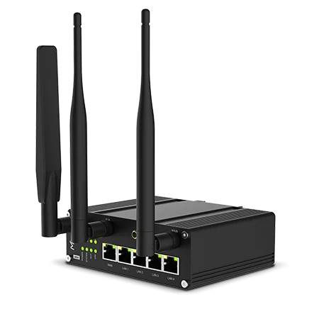 Milesight UR35 industrial 4G router front view