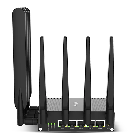 Milesight UR75 industrial 5G router front view